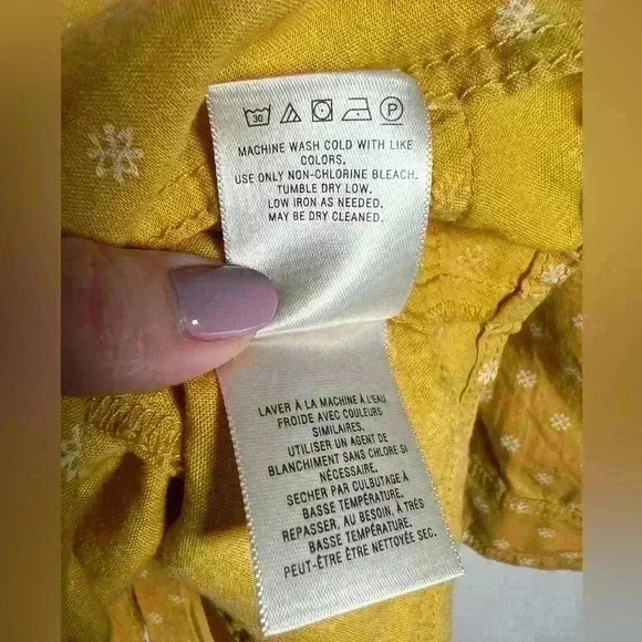 Maeve | Anthropologie Moana Linen Blend Button  Back Belted Blouse Size 2 - Picture 13 of 13